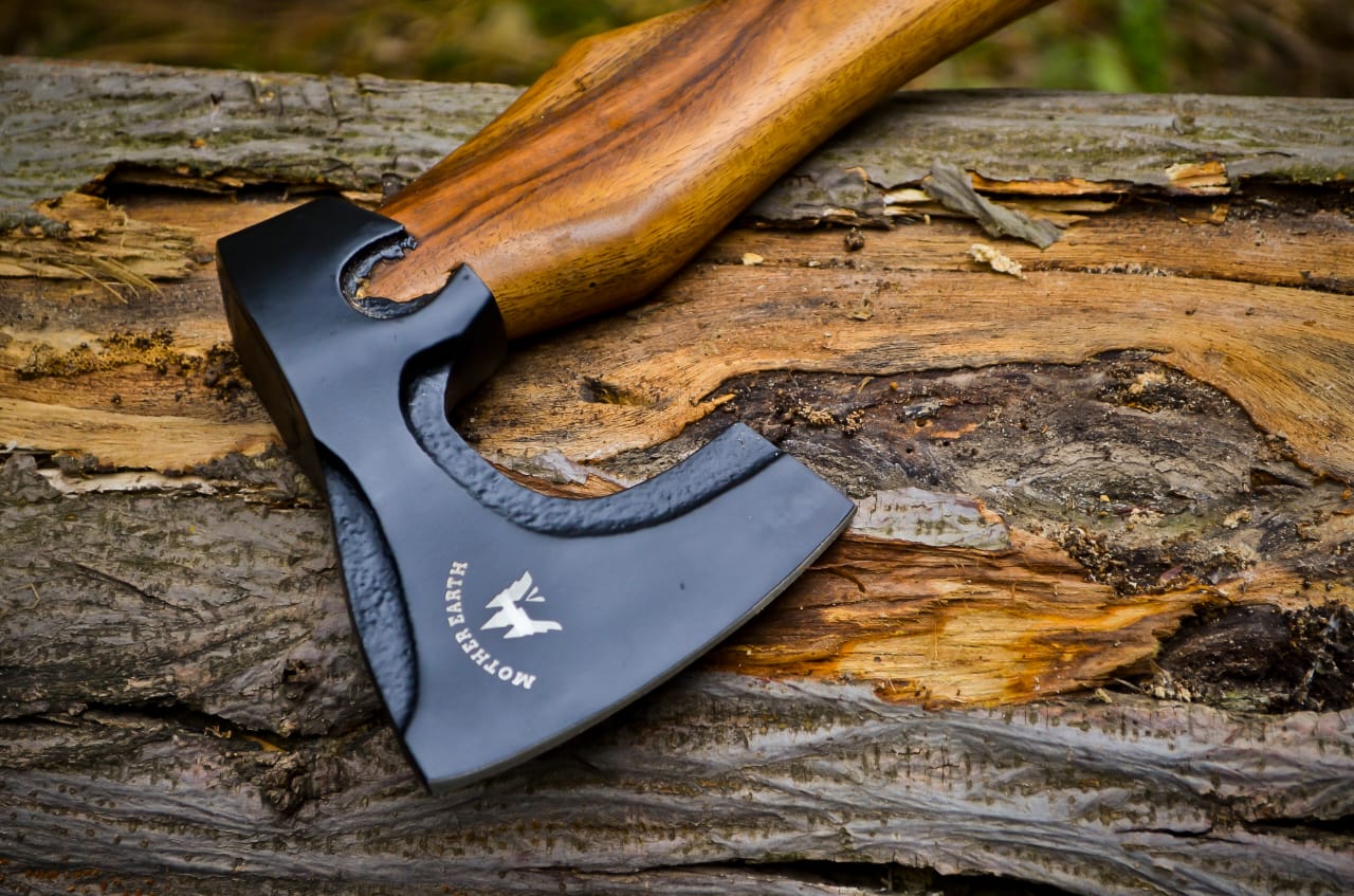 Pizza Cutter Axe - Viking Slicing Pizza Cutter - Axe Style Pizza Cutter -  Kitchen Tool and Equally Useful for Hunting & Camping Viking Axe